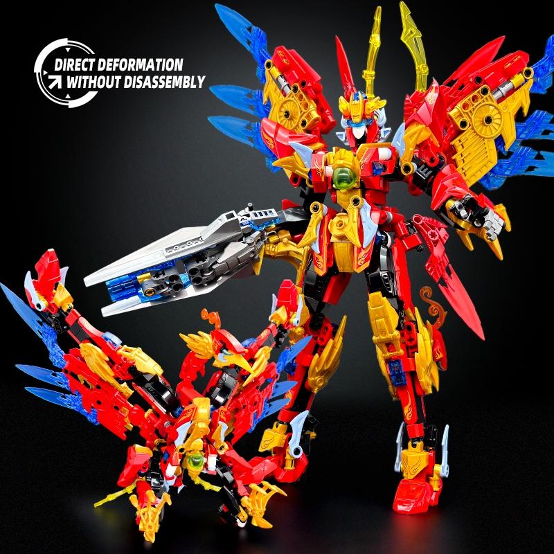 Dual Form Phoenix Mecha Building Set, No Disassembly Transformable ...