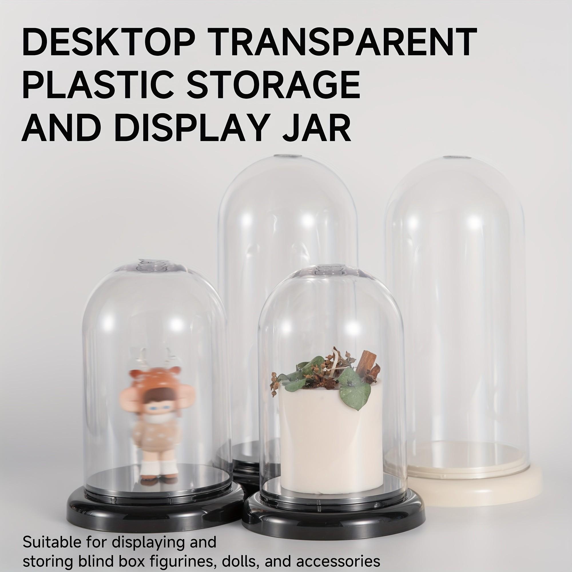 Handheld Display Case, Transparent Plastic Storage Box, Dustproof Waterproof Organizer, Ideal for Collectibles, Collectible Figurines & Decorative Items, Cute Collectible Figurines