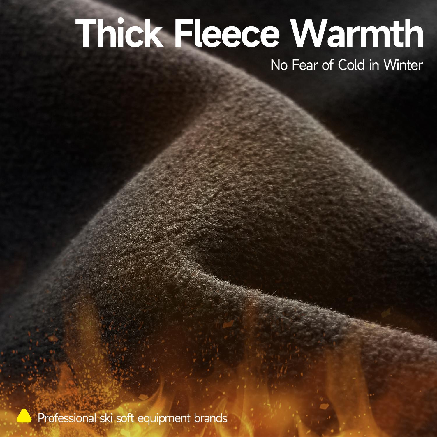 SHINEMEOTH Warm Windproof Hat Balaclava Face Mask Men Padded Liner Under Helmet Skiing Cycling Fleece Lined for Winter Outdoor Sports