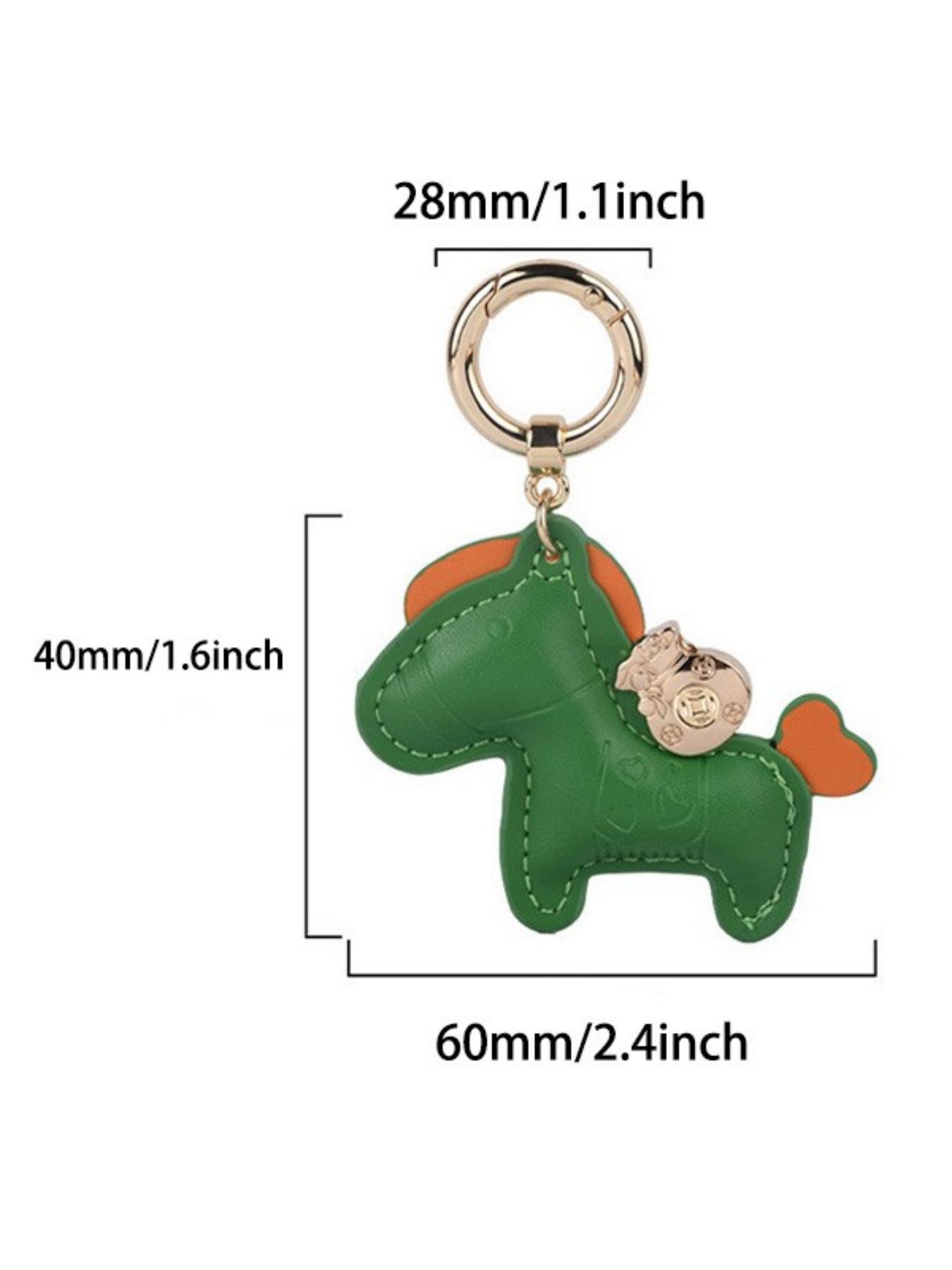 Lucky Horse Keychain "Get Rich Immediately" Cute Bag Charm for Women