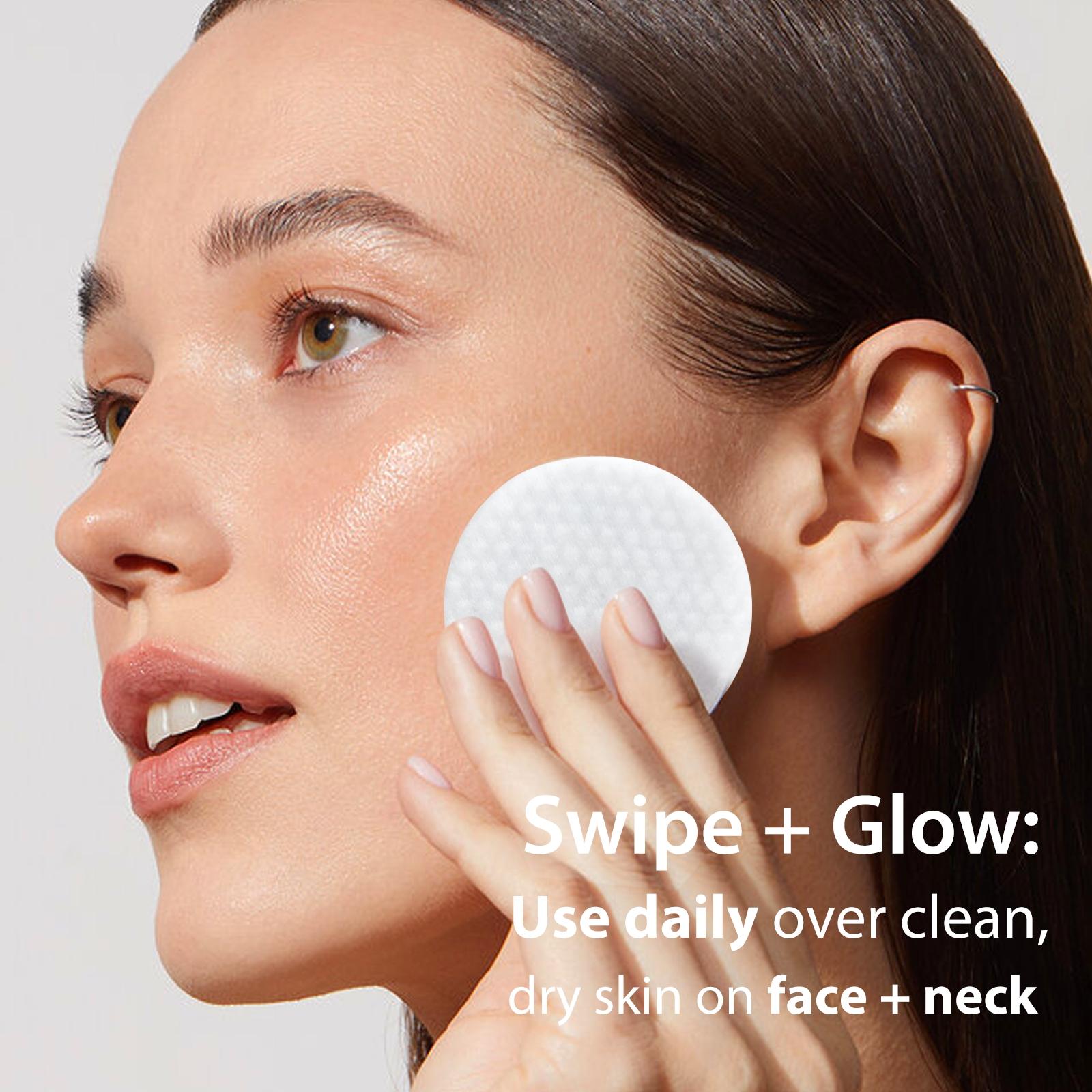 3 Counts Moisturizer, ALIVER Glycolic Acid Pads 40pcs, Contains Vitamins B3, B5, C, And E For Smooth And Glowing Skin, 20% Collagen For Hydrated And Smooth Skin, Deep Nourishment, Moisturization, And Enhanced Skin Barrier.