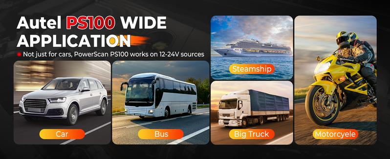 Autel Circuit Tester PS100, Power Circuit Probe Scan Tool, 12-24V Electrical Short Open Breaker Circuit Finder, Auto Circuit Tester, Digital Multimeter/Relay & Diode Resistance Tool Kit, 20FT Long Cord