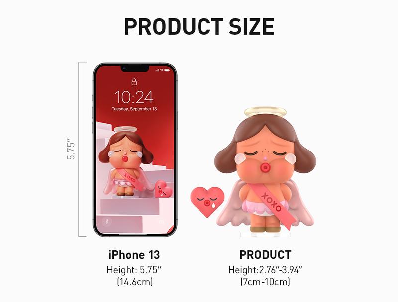 POP MART CRYBABY Crying For Love Series Figures Blind Box, Collectible Toys, Valentine’s Day Gifts