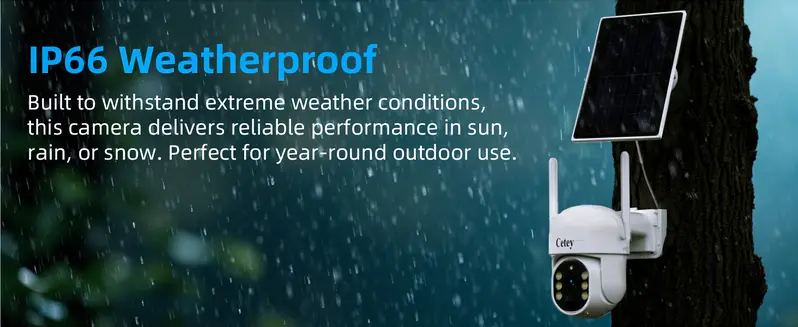 4MP 4G LTE Cellular Solar Security Cameras Wireless Outdoor, No WiFi, 360°PTZ, 2K HD, w/SD Card SIM Card, Waterproof IP66, Motion Detection, Night Vision, Ideal for Remote Home and Farm Monitoring