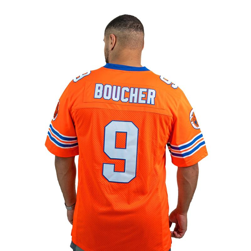 Bobby Boucher #9 The Waterboy Football Jersey,Adam Sandler Movie 50th Anniversary Movie Football Jersey,V-Neck Sports Jersey,Gift for Game Day