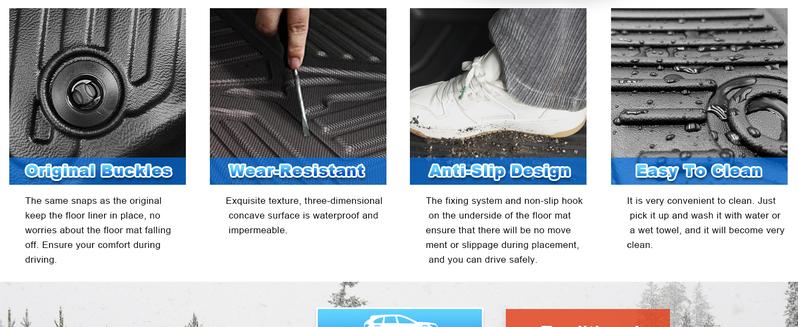 Floor Mats & Cargo Liner Fit for Honda CRV 2023-2025 2026 All Models (Include Hybrid) - Custom Fit All Weather Floor Liners & Trunk Mat (Upper Deck) 2025 CR-V Accessories Full Set Car Mats