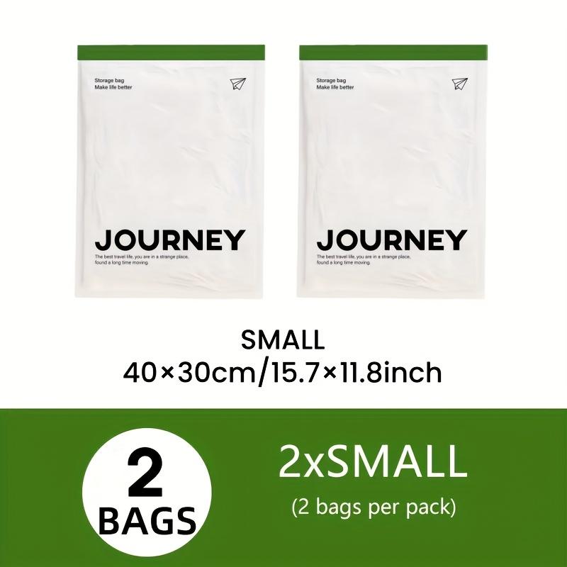 convenient and quick travel essentials, transparent storage bags that do not require a pump or vacuum cleaner, available in various sizes, upgraded with a matte texture, suitable for towels, socks, cosmetics, underwear, and jackets