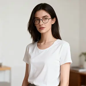 1pc • Wizard-Themed Round Black Frame Glasses for Men & Women • Circle Clear Lens Non- Fashion Spectacles with Metal Arms • Perfect for Halloween & Costume Parties