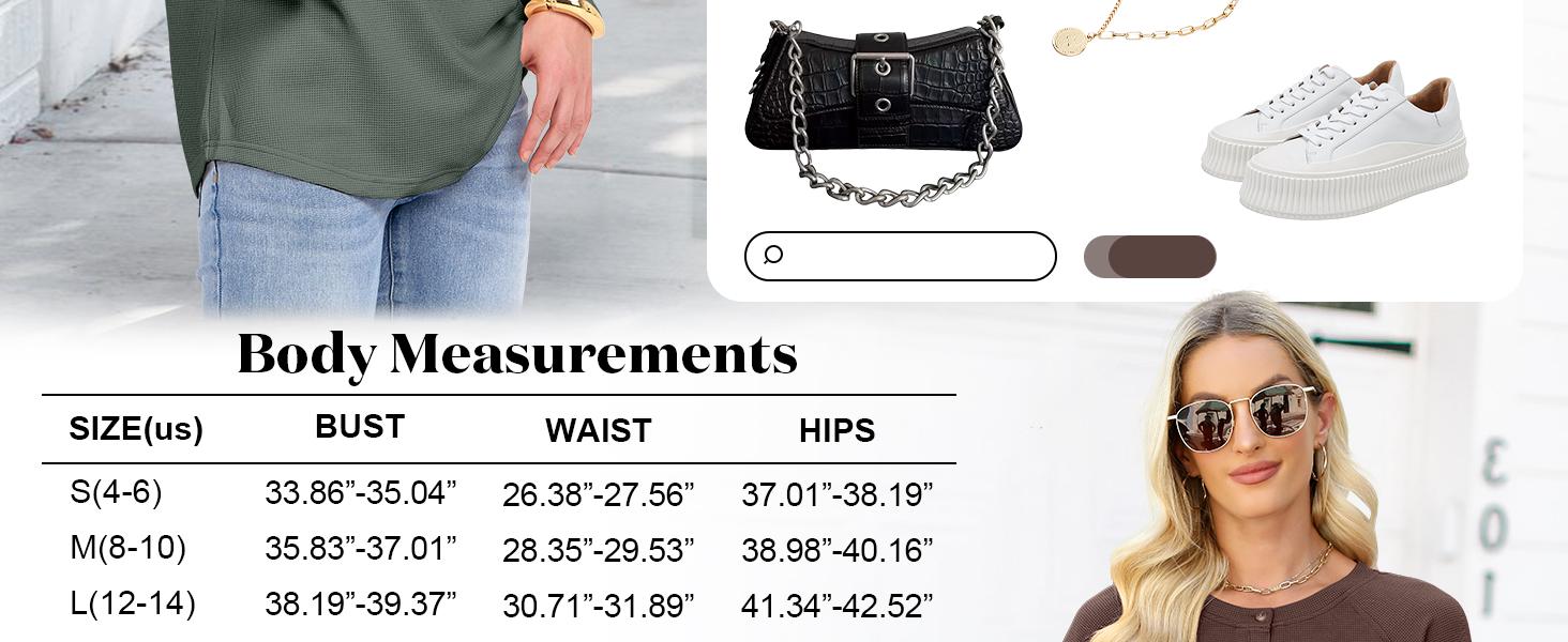 ANRABESS Women's Long Sleeve Waffle Knit Shirts Dressy Casual Loose Button Up V Neck Henley Tops 2025 Fall Basic Tee Blouse