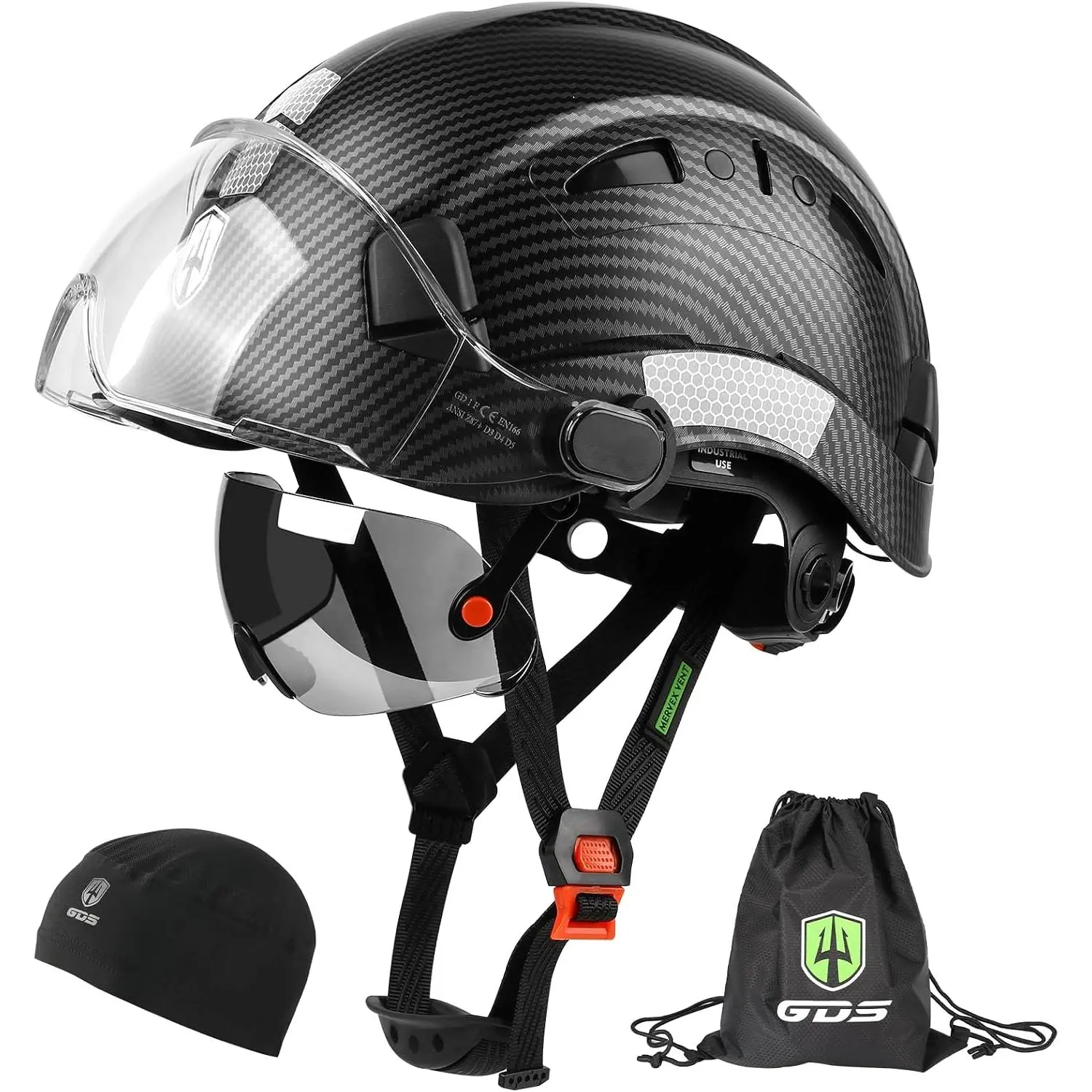 Matte Black with Smoke built-in visor and Clear ou