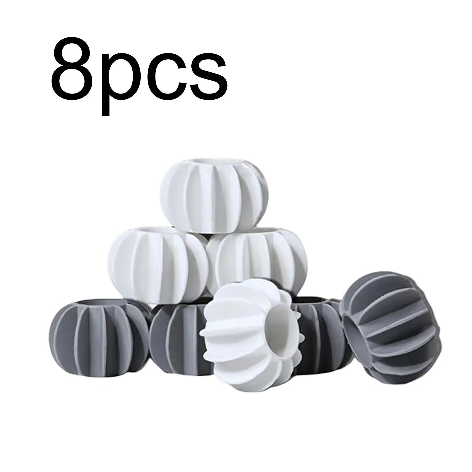 Anti-Tangling Laundry Balls, Prevent Clothes From Tangling & Knotting, Reusable Washing Machine Cleaning Balls for Front & Top Load Washer