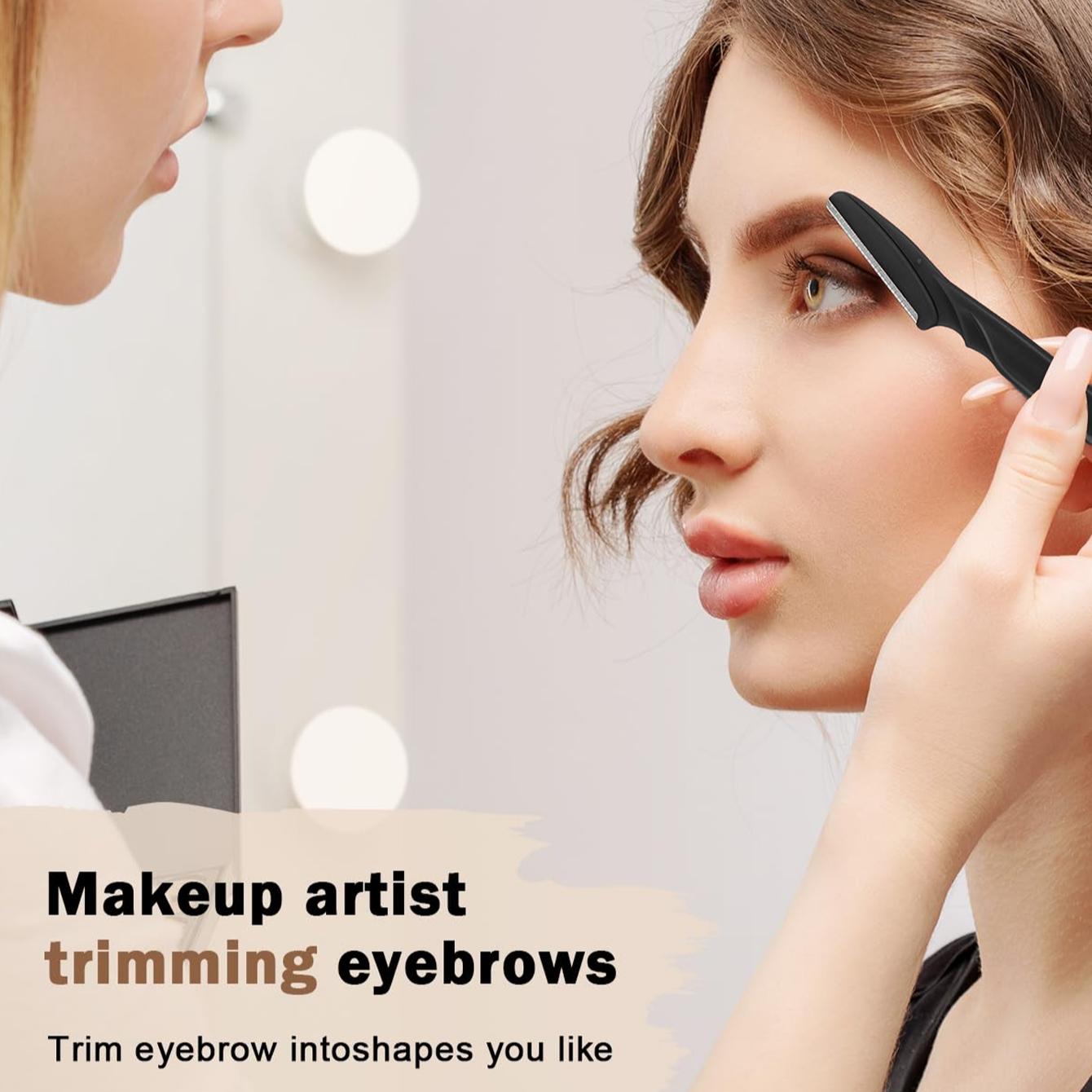 12pcs Dermaplaning Tool - dermaplane Razor For Women Face Multipurpose Eyebrow Razor & Face Shaver For Women With Precision Covers Dermaplane,Makeup,Cheap,Room Decor,Vanity,Travel,Bedroom,Makeup Accessories,Eyebrow Razor