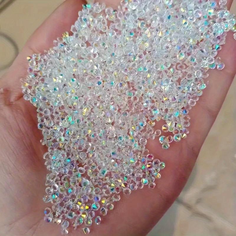 1200 Mini Rhinestones, Odorless Shiny Synthetic Gems, Ideal for Nail Art, Clothing, DIY Crafts, Micro Glitter Stones for Fashion Design