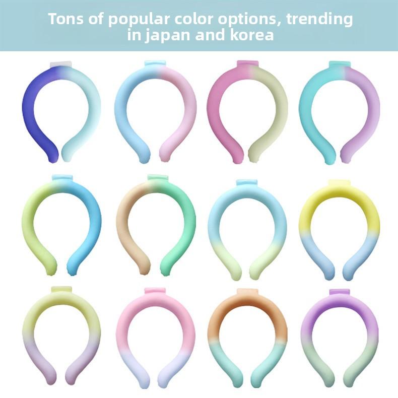 2026 New Summer Gradient Ice Neckband, Cooling Neckband, PCM Cooling Ice Ring, Cooling Gadget