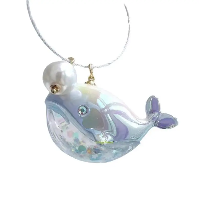 Cute Whale-Shaped Keychain - Ocean-Inspired Bag Charm, Exquisite Couple Commemorative Decor for Sports & Outdoor Accessories