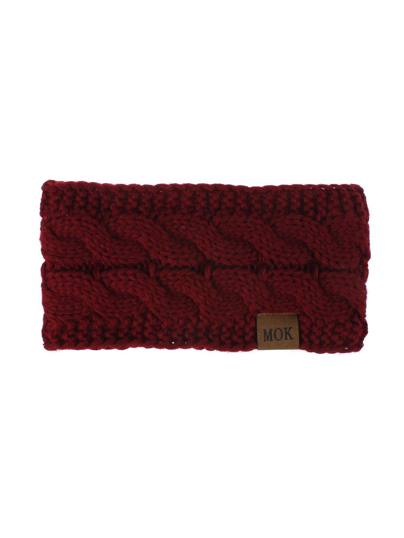 New Arrival Fleece Knit Headband for Autumn and Winter, Ear & Forehead Warmer, Windproof Fashion Accessory for Outdoor Activities, Soft Fashion Headbands