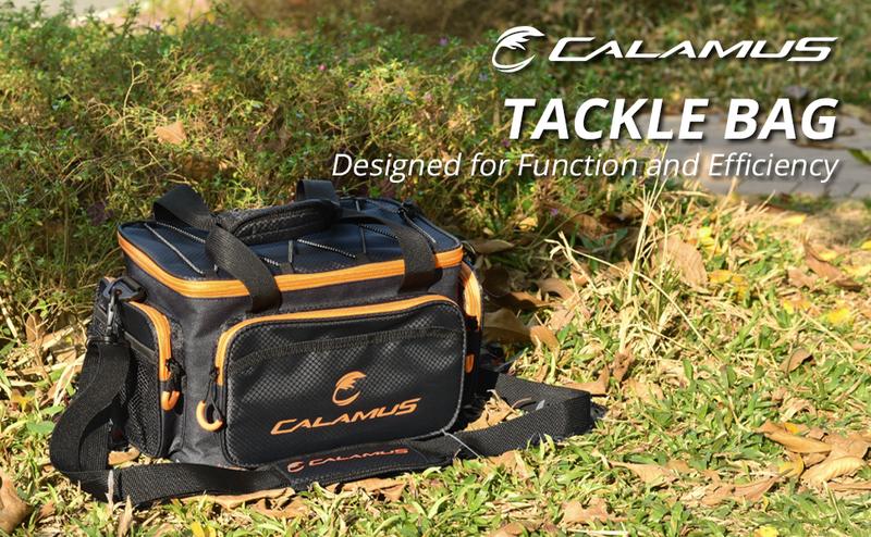 Fishing Tackle Bags - Fishing Bags for Saltwater or Freshwater Fishing - Rip-Stop PE - Padded Shoulder Strap - Pliers Storage -Green