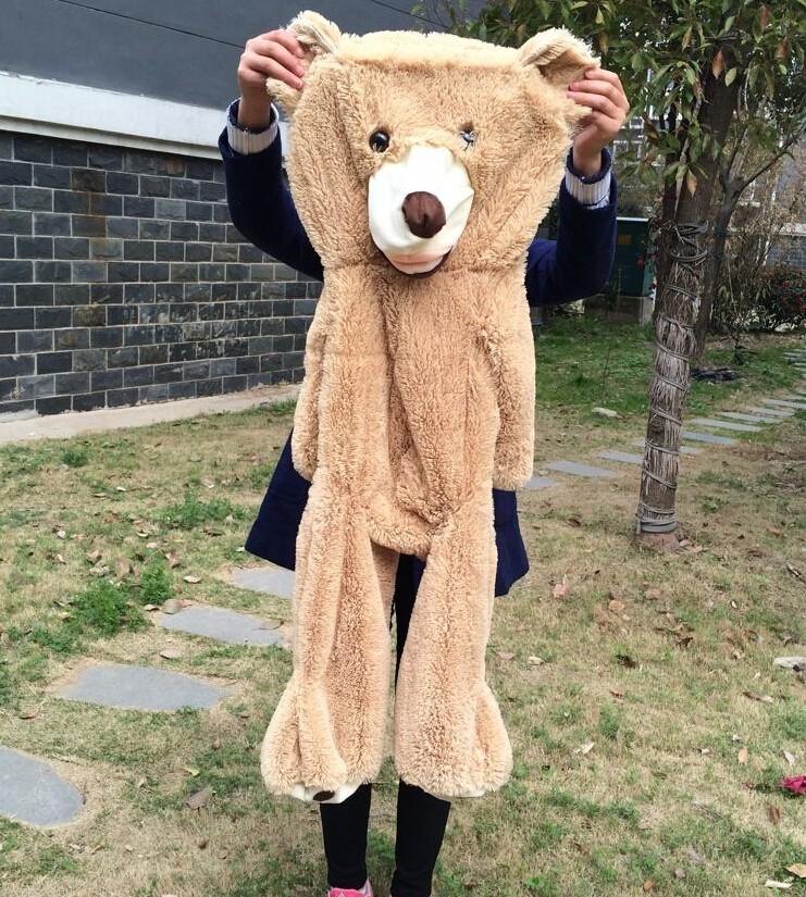 100cm-200cm America Giant Teddy Bear Plush Toys Soft Teddy Bear Skin Popular Birthday & Valentine's Gifts For Girls Kid's Toy