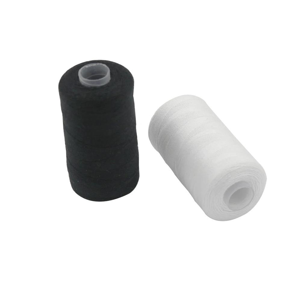 4 Pack Durable Polyester Thread 500m, Generous Length, Strong Sewing Threads for Clothing, and, Ideal for Sewing Supplies, Sewing Machine Thread