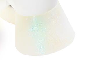 JajaHoho Roller Skates for Women, White Holographic High Top PU Leather Rollerskates, Shiny Double-Row Four Pearl Giltter Wheels Quad Skates for Girls and Age 8-50 Indoor Outdoor (White Swan)