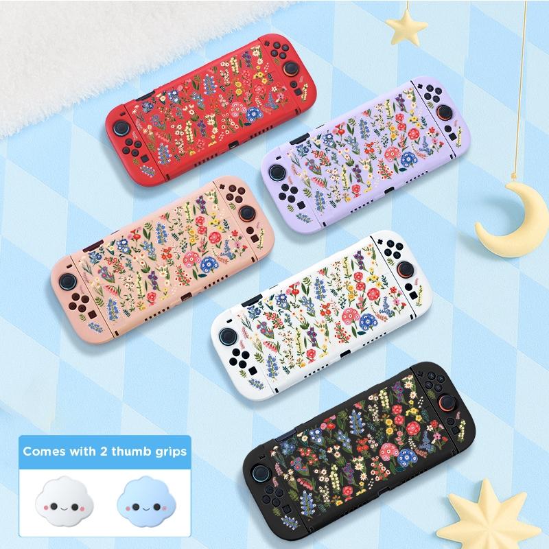 Suitable for Nintendo Switch 2 game console accessories, Game peripherals, TPU soft case, comes with 2 thumb joystick caps, drop-proof and scratch-resistant, removable protective cover, 2025 new style, light and soft shell, multiple colors available, gift