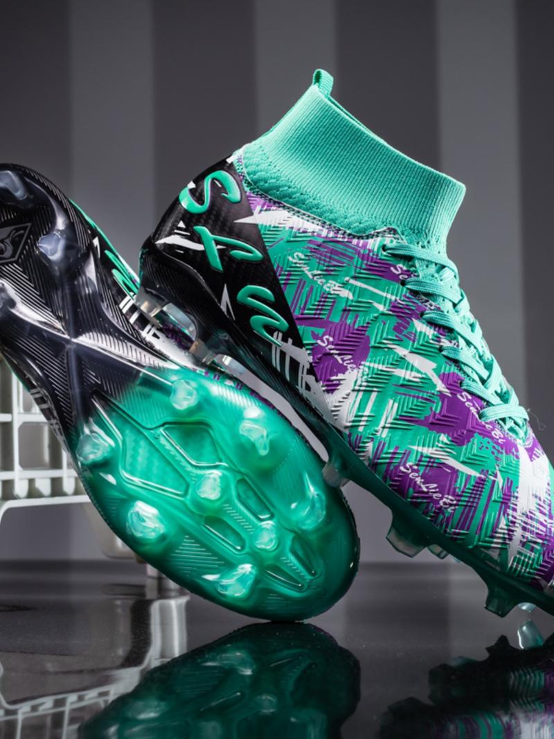 High-Performance Natural Grass Football Shoes, Practical Long Studs, Unisex Adult Soccer Shoes, Outdoor Training & Match Shoes, Soccer Cleats