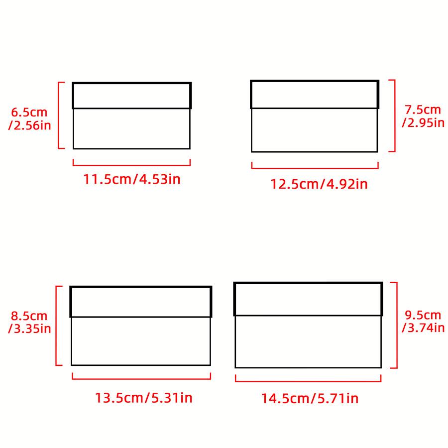 4pcs Square Special Paper Gift Box Set, Nested Packaging Boxes, Home Decor Storage, Valentine's Day, Birthday, Mother's Day, Graduation Gifts