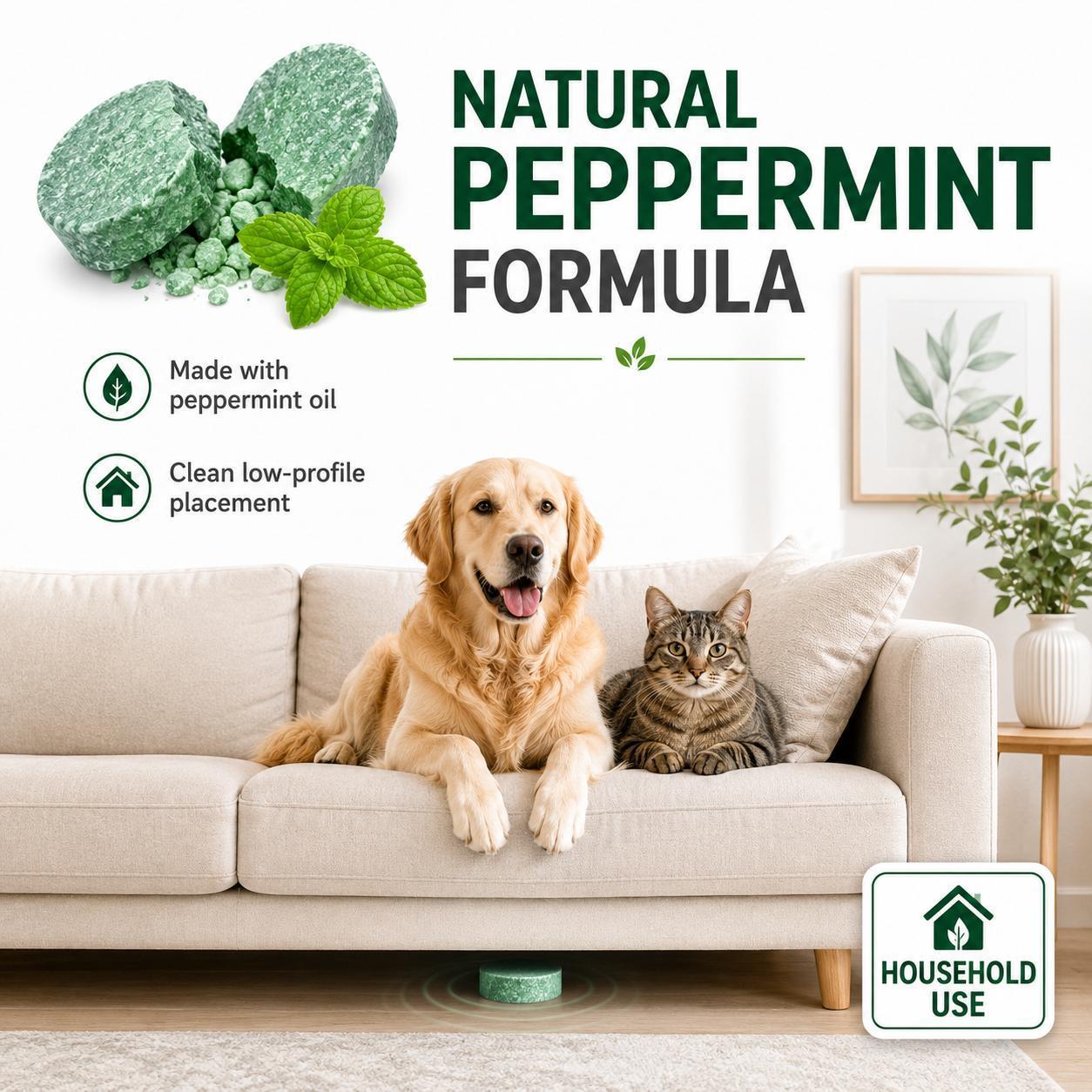 Rodent Repellent Peppermint Oil Mouse Repellent Fast Acting All-in-One Formula Deters Rats Mice Ants Eco-Friendly Cost-Effective User-Friendly Long Lasting