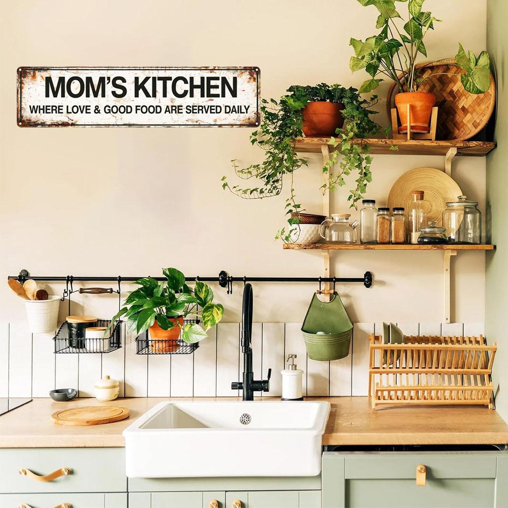 Dad's Garage Metal Tin Sign, Novelty Street Sign, Home Decor, Decorative Plaque, Decorative Wall Sign for Home Farmhouse Garage, Living Room Decor, Home Decor Products, Vintage Garage Signs