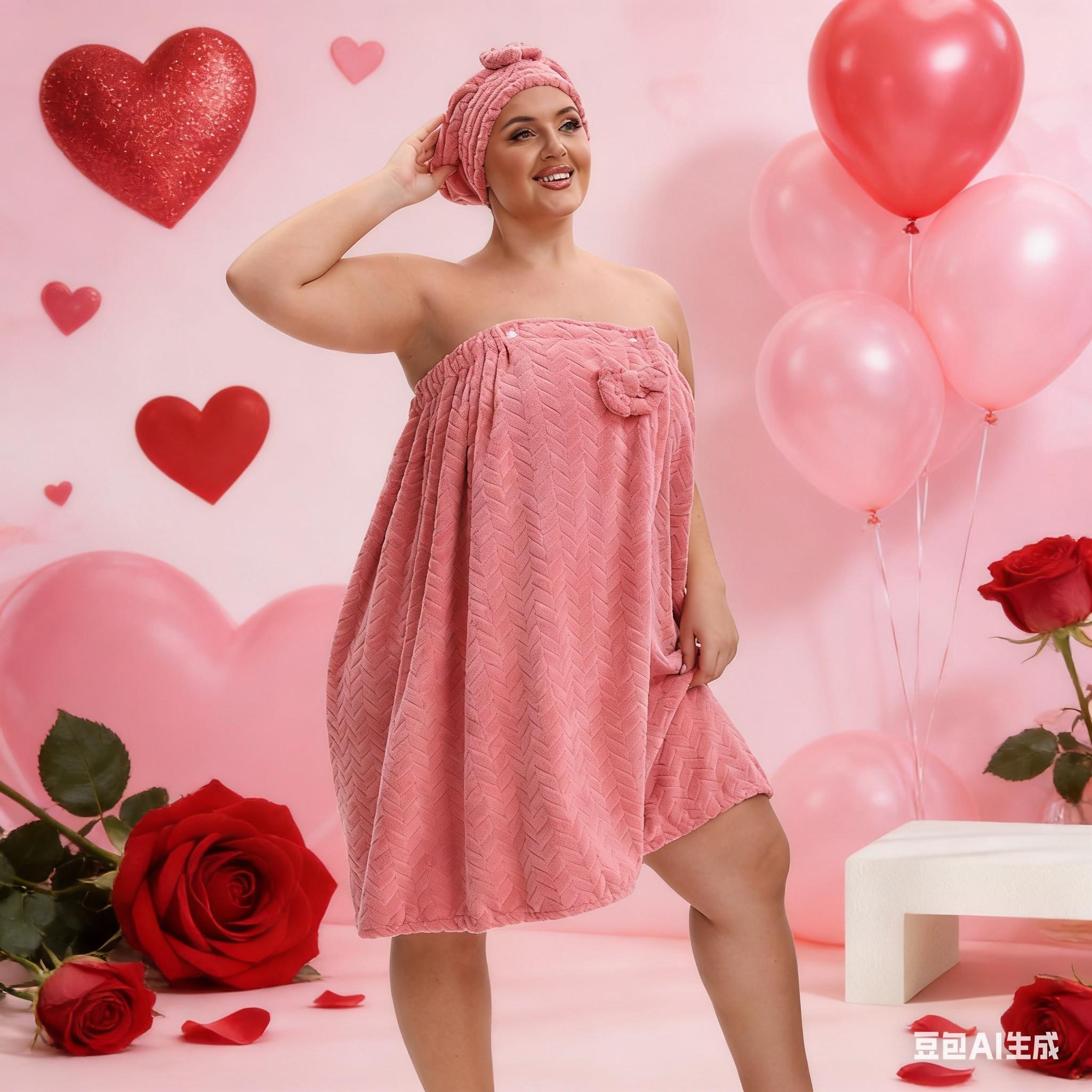 Plus Size Bath Skirt & Shower Cap Set, 2 Counts/set Adjustable Bath Skirt & Shower Cap, Thickened Bath Skirt, Ideal for Home Use, Travel, Sauna, and Spa, Matching Womenswear #TOP PICKS