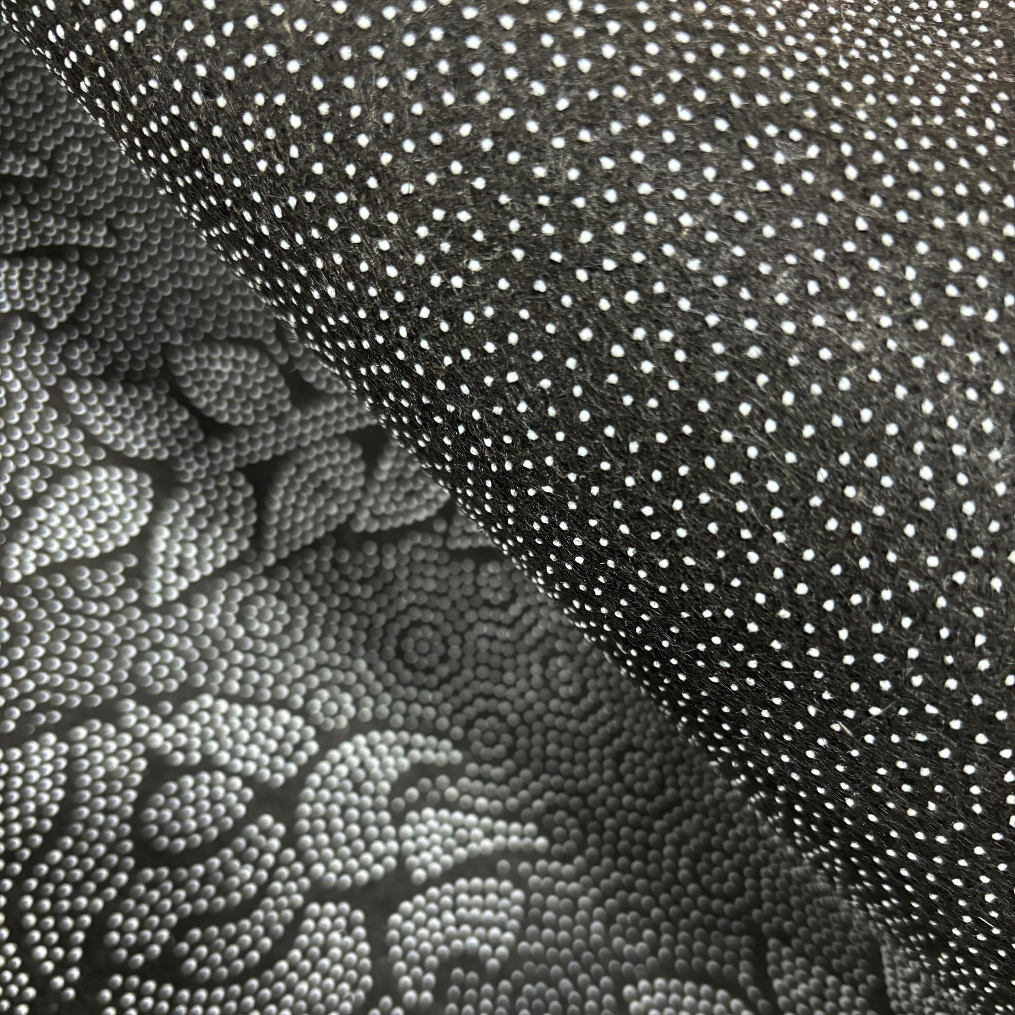 Vintage Cream Rose Shaped Rug, French Luxury Floral Living Room Bedroom Carpet, Soft Comfortable Mat for Coffee Table Sofa Tea Table Dressing Room