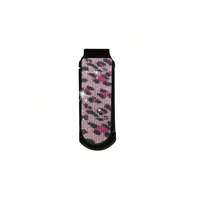 Leopard Print Compact Folding Mirror Comb -3 Portable Mirrors, Distinctive Pattern, Multifunctional Mini Makeup Mirror And Massage Comb, Travel Brush, Essential For Travel, Durable Plastic Frame, Suitable For Women's Daily Hairstyles, Makeup, Beauty Tools