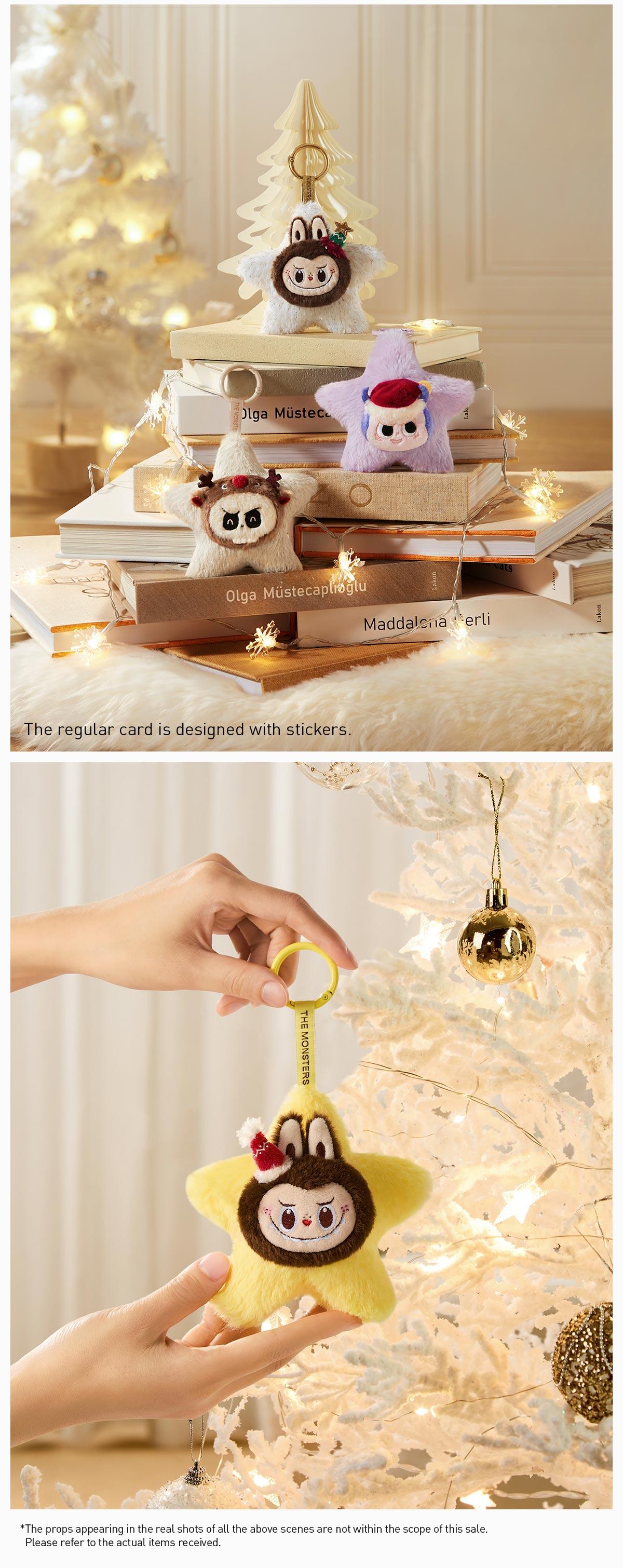 POP MART THE MONSTERS Classic Series-Sparkly Plush Pendant Blind Box, Mystery Box