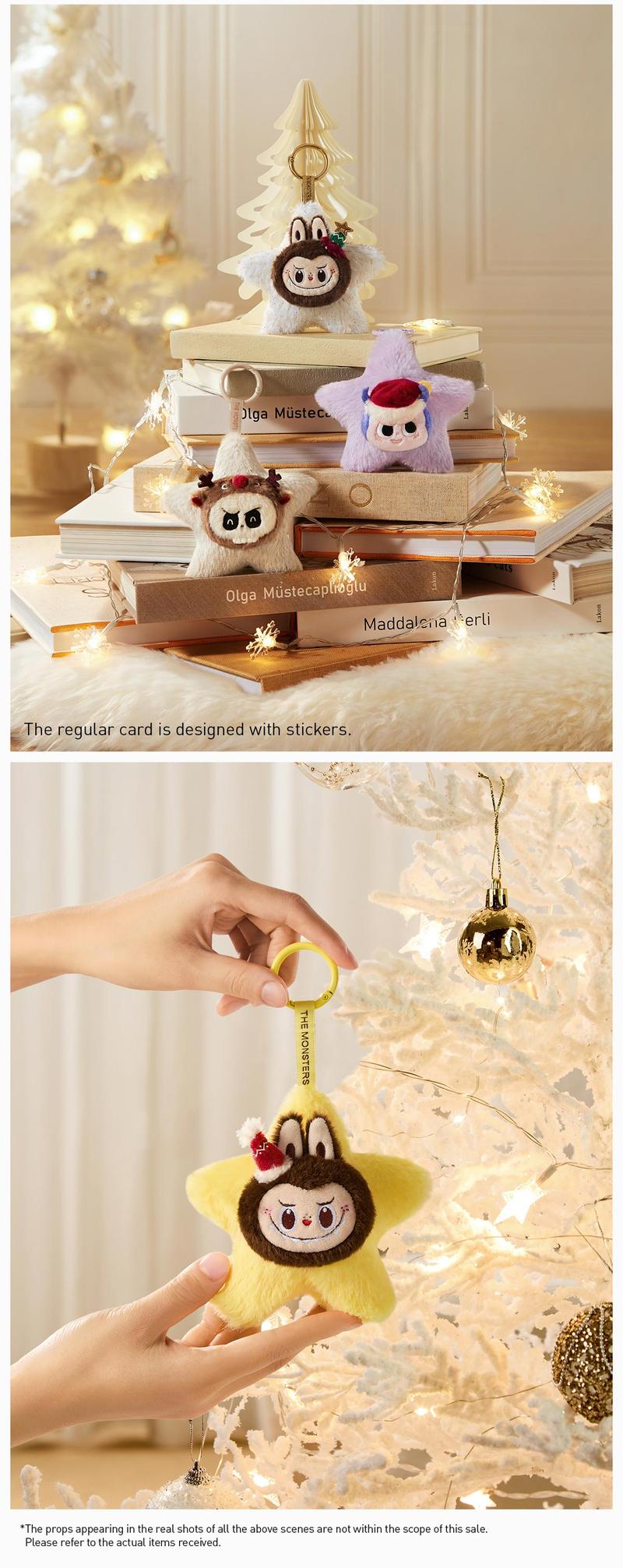 POP MART THE MONSTERS Classic Series-Sparkly Plush Pendant Blind Box, Mystery Box