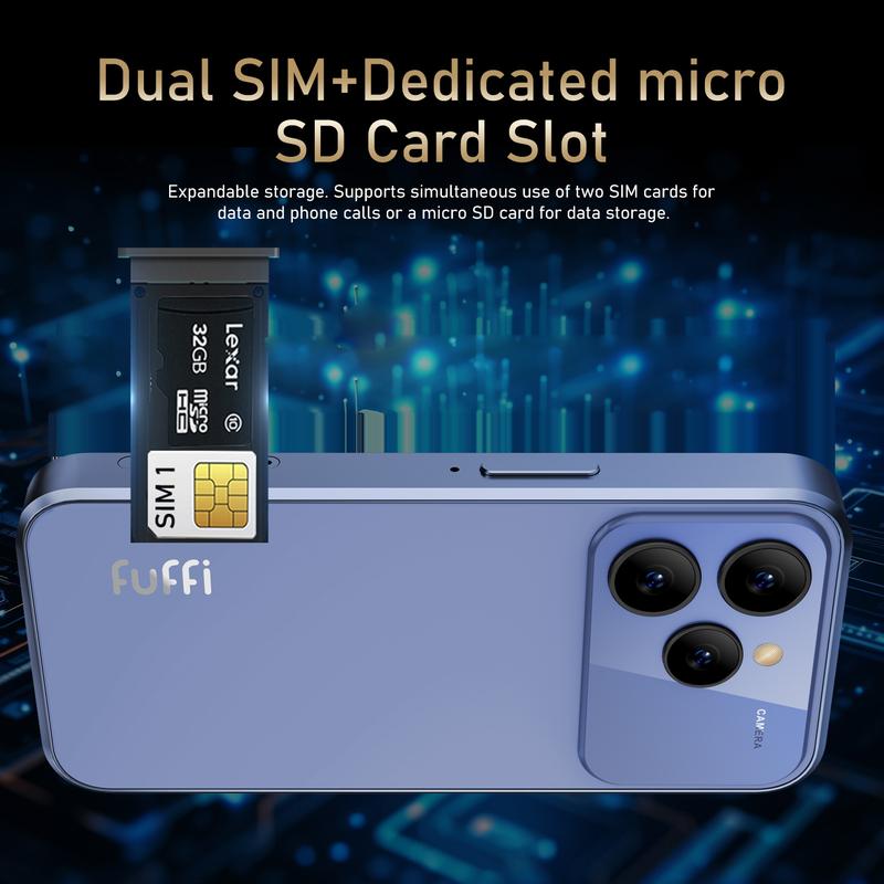 FUFFI Mini Smartphone Smart Phone 3.75-inch HD Screen Quad-core Processor 2GB + 16GB Memory 3G Network Dual SIM Dual Standby 1500mAh Battery Metal Integrated Frame 2MP Pixel Compact Stylish Android Phone