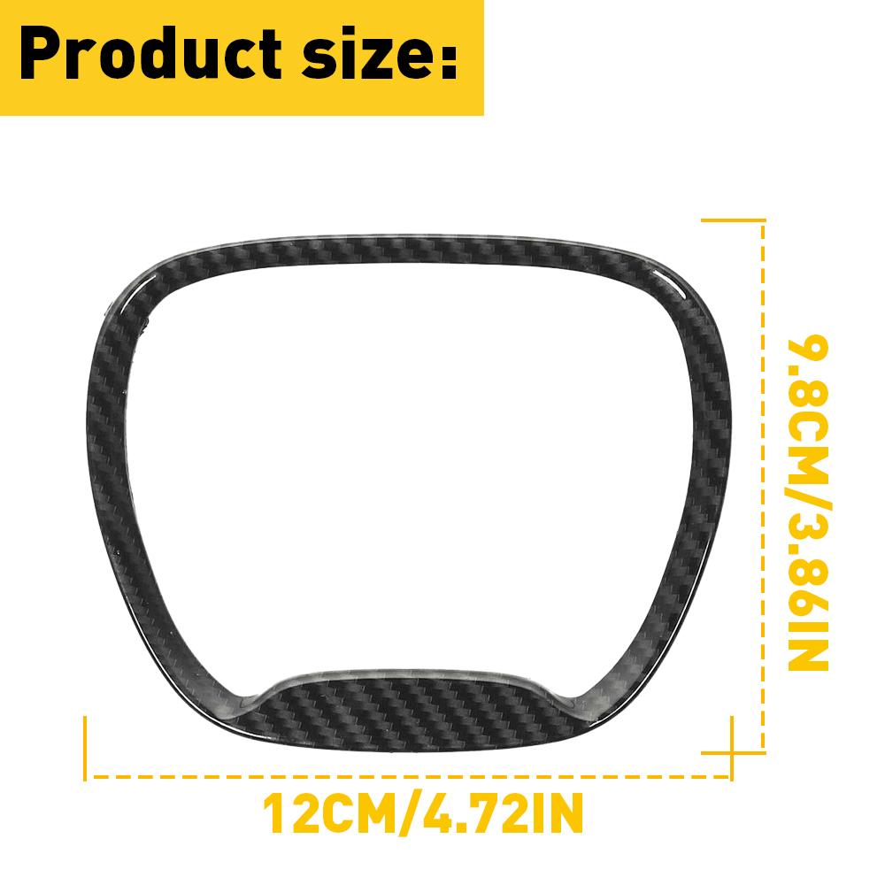 AUXITO For 2014-2021 Dodge Durango Jeep Grand Cherokee SRT8 Steering Wheel Trim Fit decoration