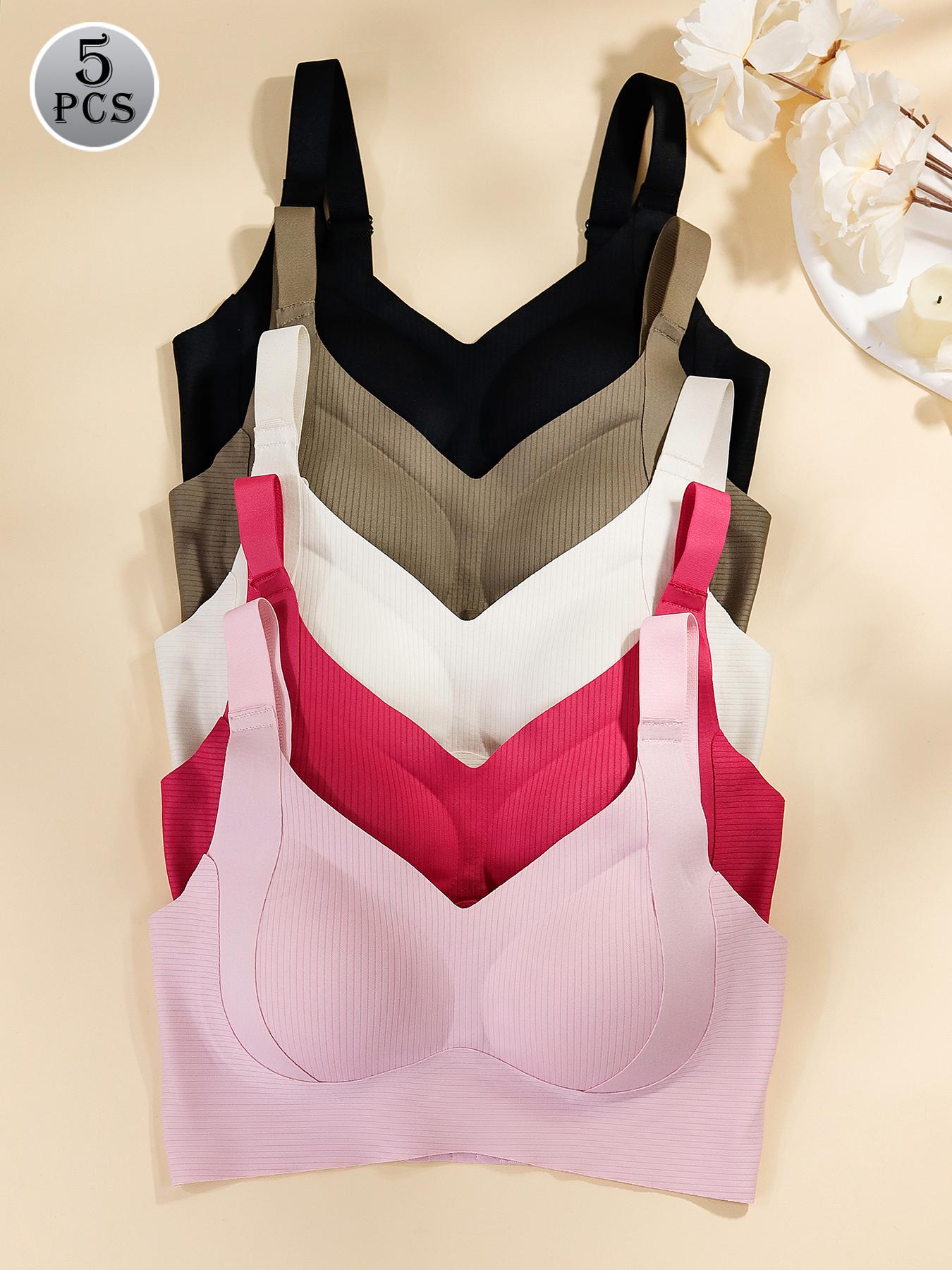 Women's Solid Wireless Bra, ComfortableBreathable Push Up Bra, Softness Lightweight,Lingerie for All Seasons, Pushbra Everyday Bridal Bridal Women's Solid Wireless Bra, ComfortableBreathable Push Up Bra, Softness Lightweight,Lingerie for All Seasons, Pushbra Everyday Bridal Bridal