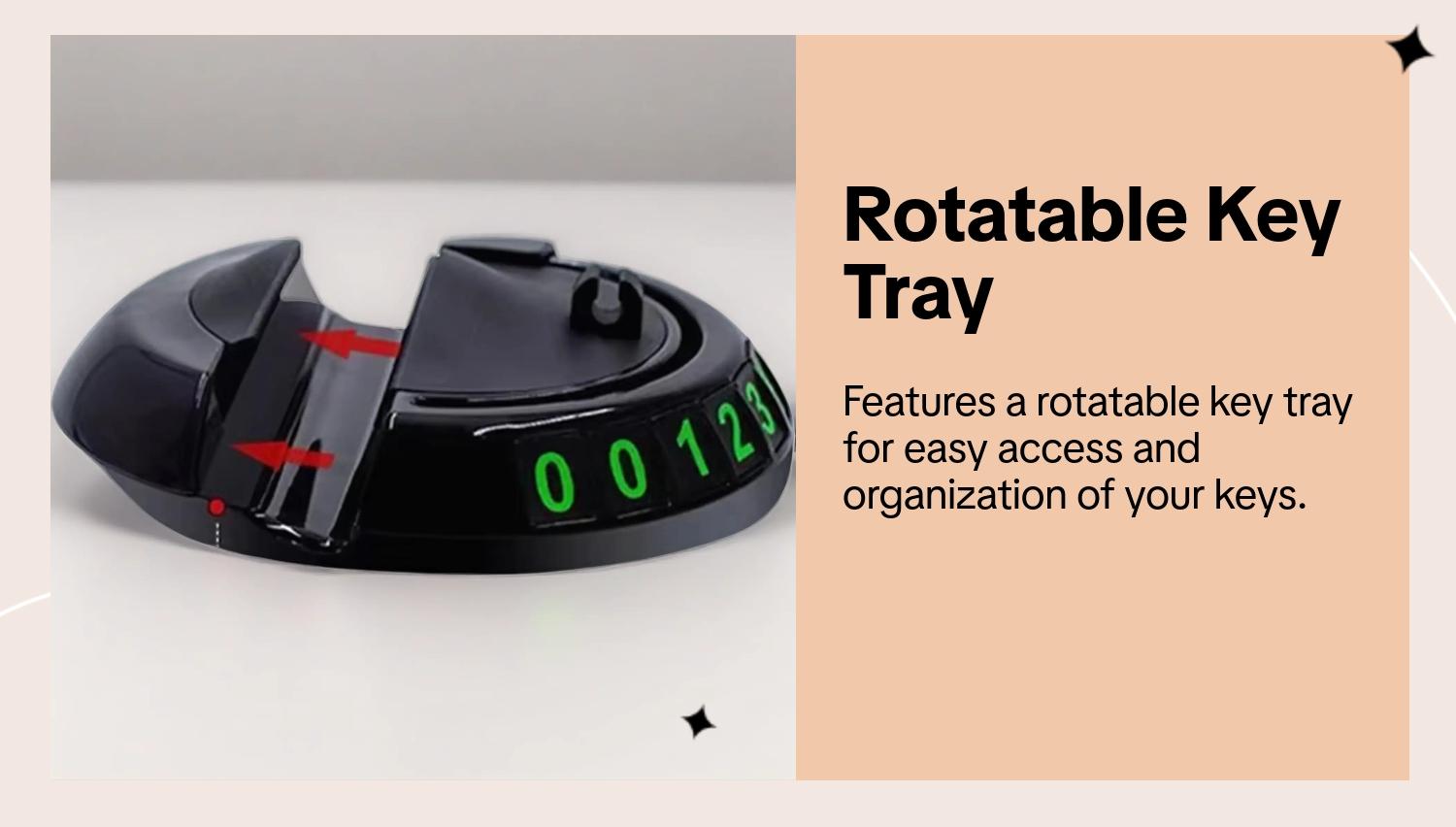 Car Non-Slip Mat, Multi-Function Parking Sign, Dashboard Storage, Phone Holder, Sunglasses Stand, Rotatable Key Tray, Universal Design