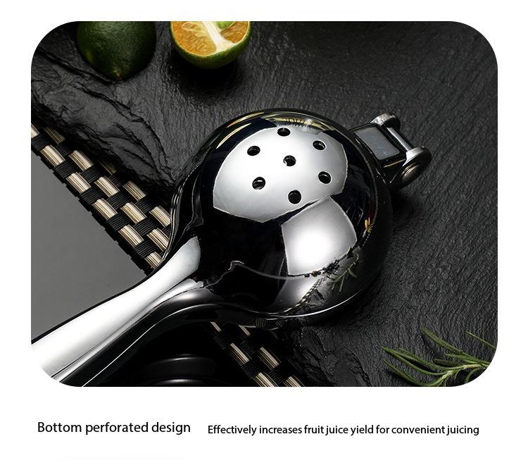 Kitchen Home Zinc Alloy Juicer, Manual Lemon Squeezer, Multi-Functional Juice Press Clip, Fruit Tool for Easy Use