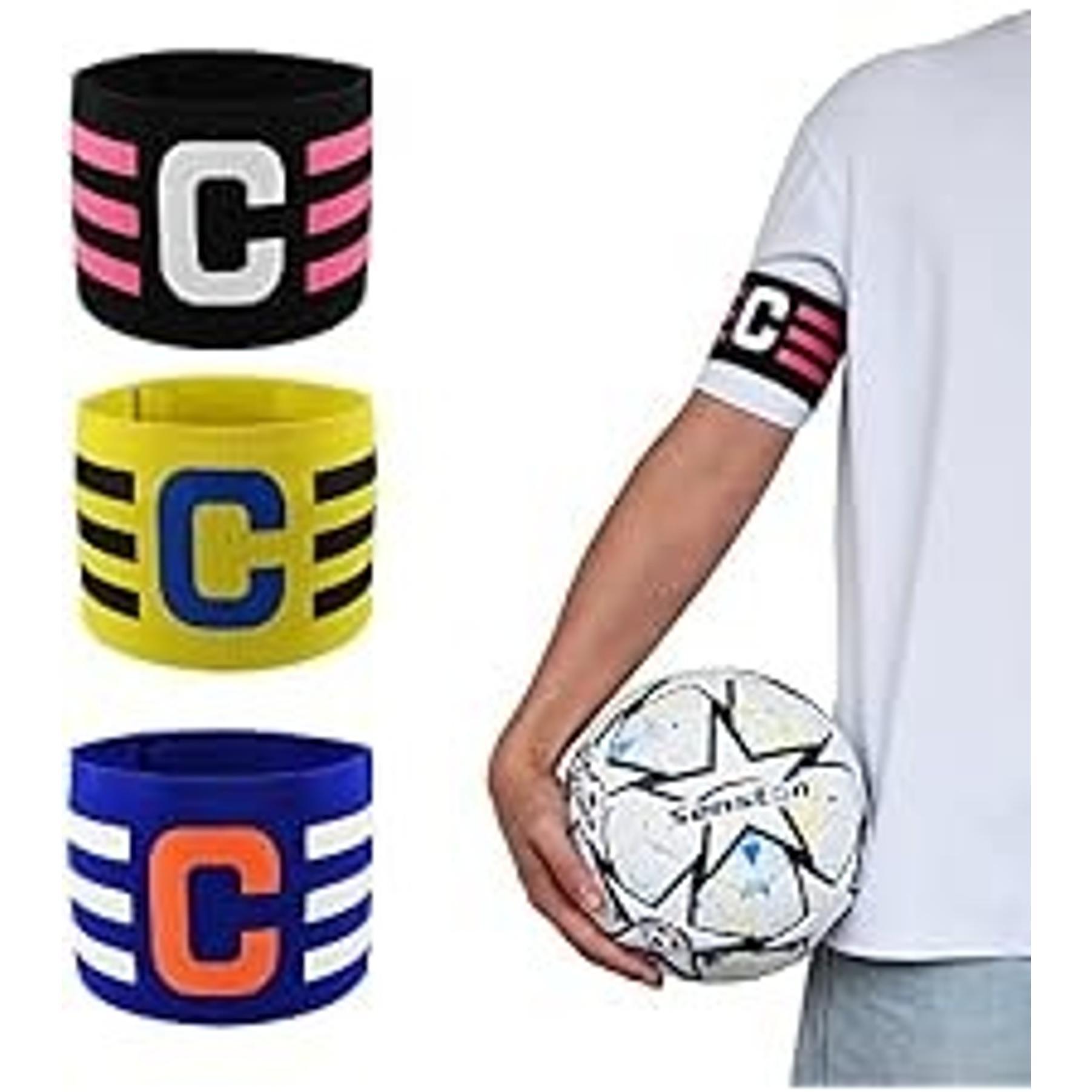 Soccer Ball Captains Armbands for Adult and Youth 3Pcs