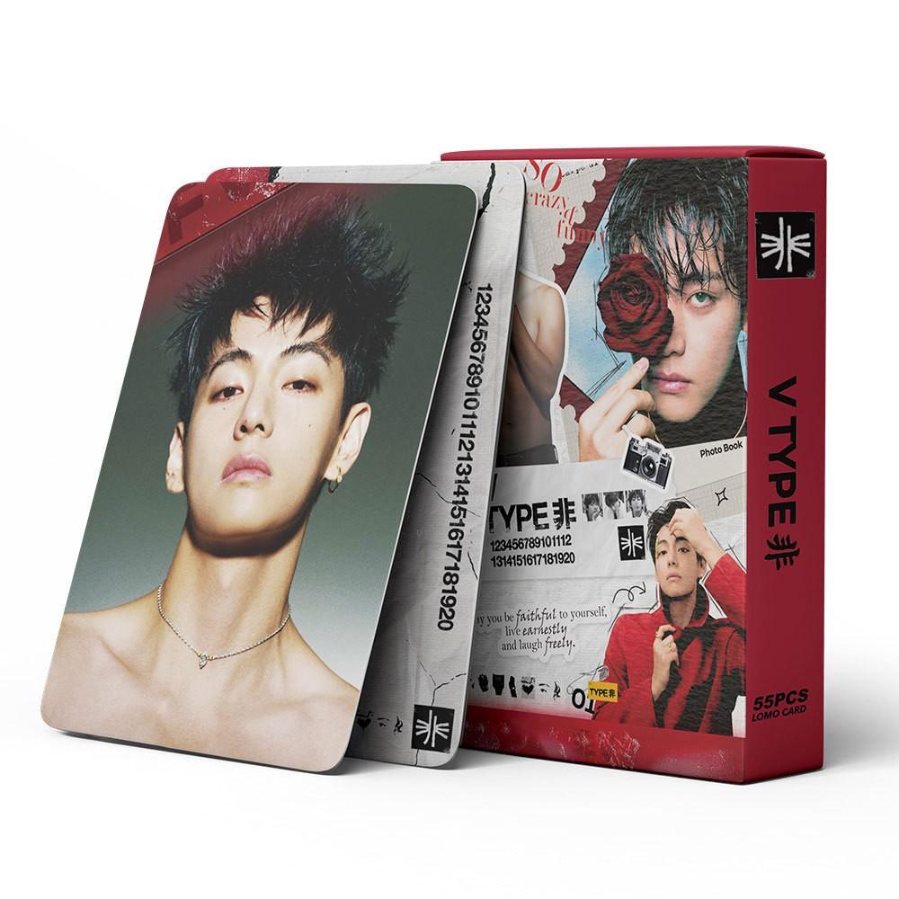 55 K-Pop Idol Single Theme Cards, Style Print Cards, High-Definition Photo Collectible Cards, Perfect for Fans and Collectors