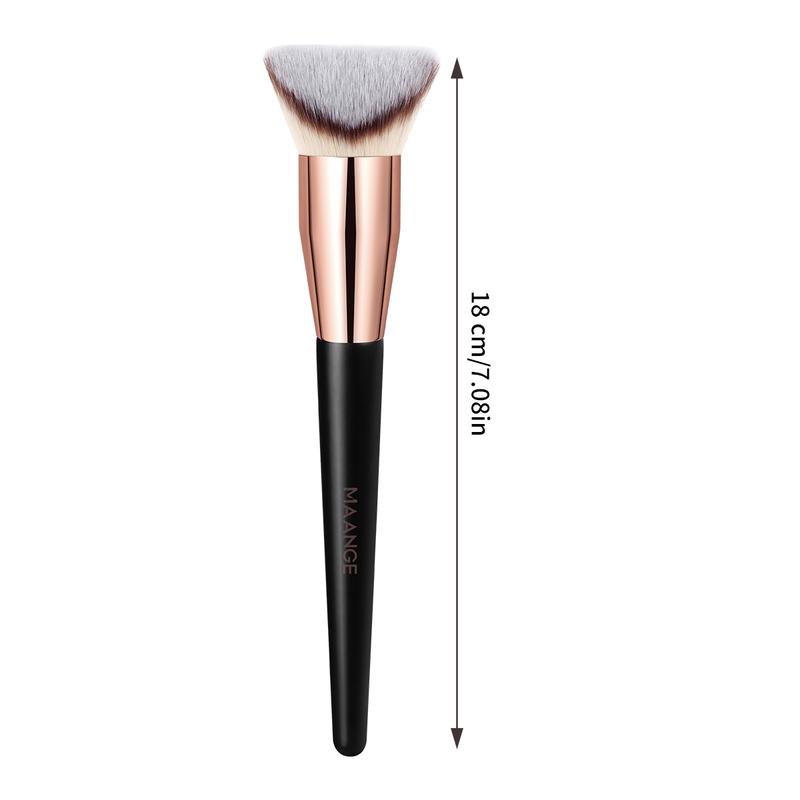 MAANGE 1pc 3D Foundation Brush, Double-sided Foundation Brush, Seamless Finish Brush, Professional Makeup Tool for Flawless Application, Perfect for All Skin Types, Essential Beauty Accessory, Makeup Accessories Gifts for Friends, Cosmetic Brushes
