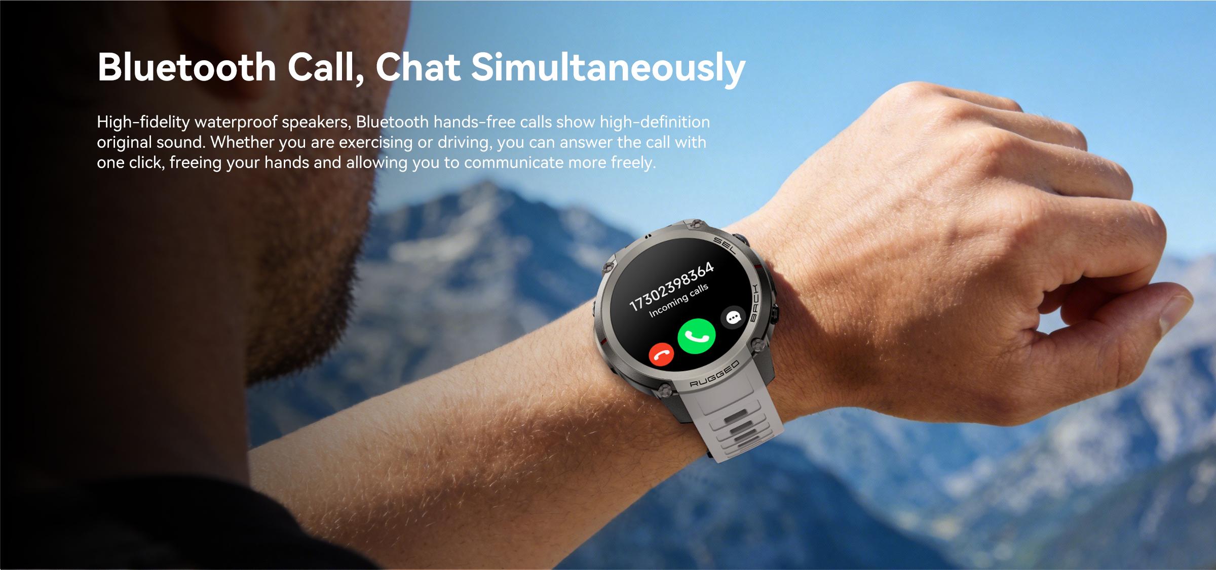 2026 New GPS Smart Watch, 1.43 Inch Amoled Screen, 5ATM Waterproof, 500mah Long Battery, Bluetooth-compatible Connectivity, Outdoor Sports, Sports Smartwatches, Built in GPS Offline Map Downloads