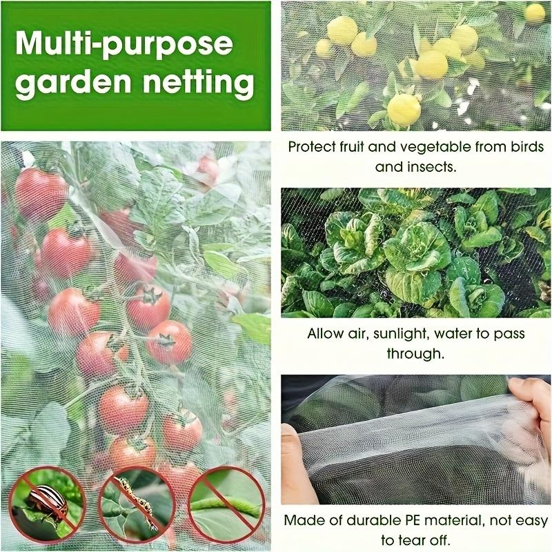 Enhanced Accessible Plant Cage Net, Protects Seedlings From Birds and Insects, UV Resistant, Ideal for Trees and Flowers, Easy-To-Use Garden Protection Net