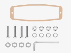 Nilight Flush Mount LED Pods 2PCS 6 Inch 60W LED Work Light Flood Spot Beam Combo Backup Driving Lights Fog Lamp Reverse Light Grill Mount Light for Offroad 4x4 Truck SUV