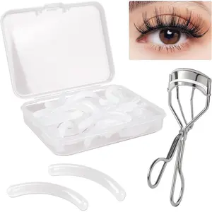 Universal Silicone Eyelash Curler Refill Pads - Soft, Durable Replacement Strips for Long-Lasting Curls
