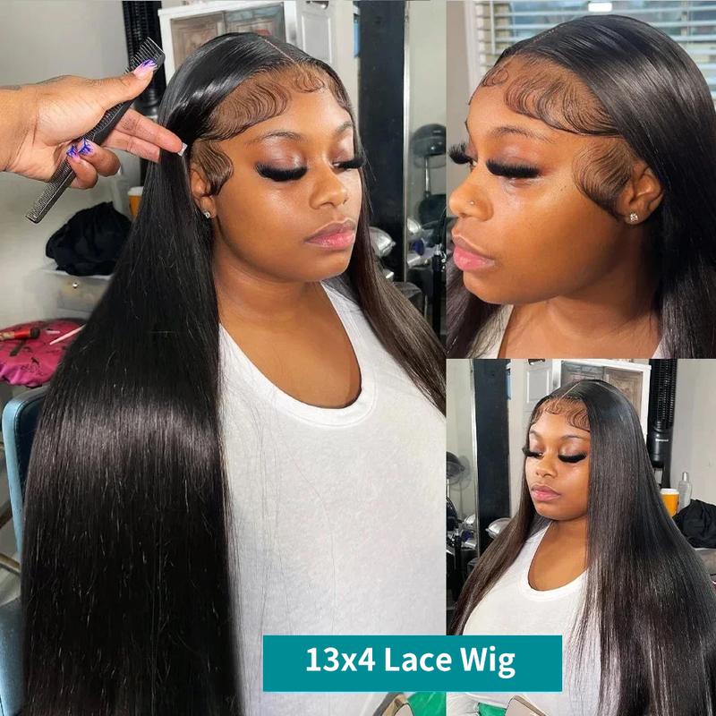 Bling Hair Brazilian 34 36 Inch Bone Straight 13x4 13x6 HD Lace Front Human Hair Wigs Smooth Lace Frontal Human Hair Wig For Women Pre Plucked 180 Density TikTokShopHolidayHaul