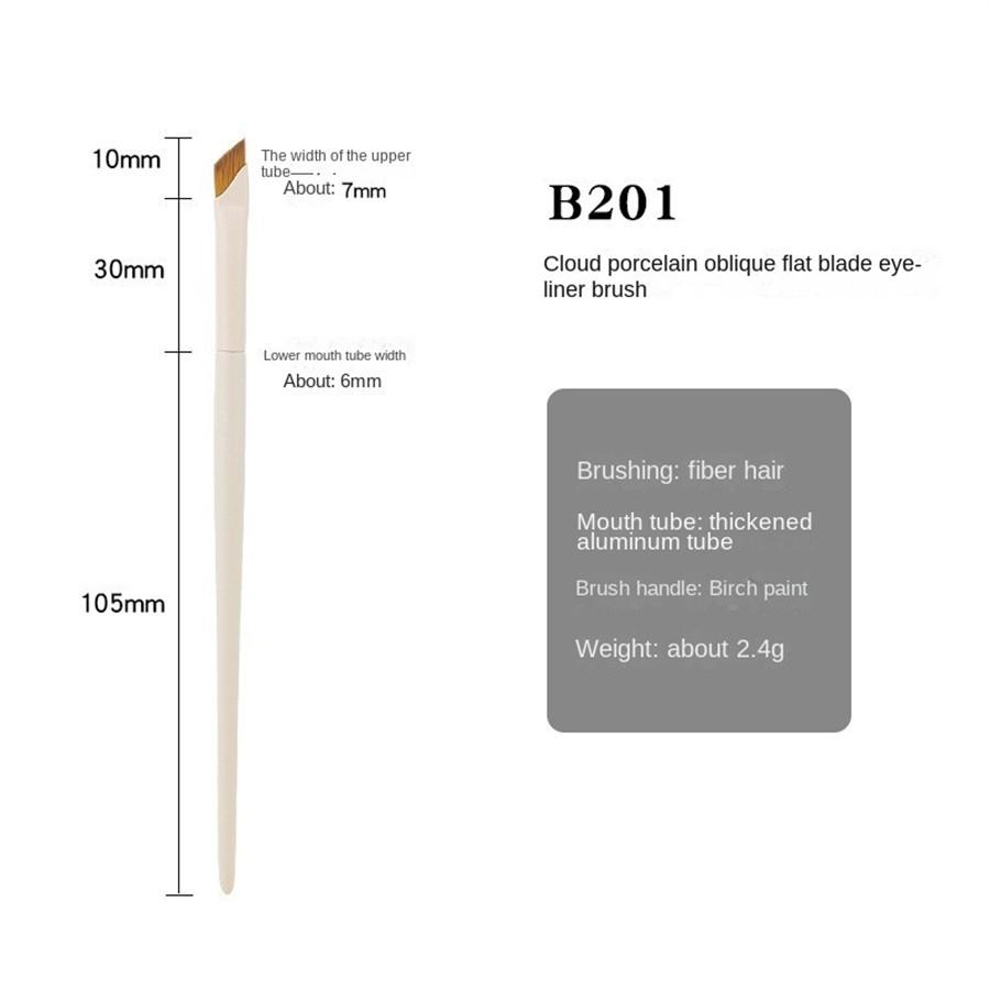Upgrade Blade Eyeliner Brush, Ultra Thin Fine Angle Flat Eyebrow Brush, Under Eye Makeup Brushes, Precise Detail Brush