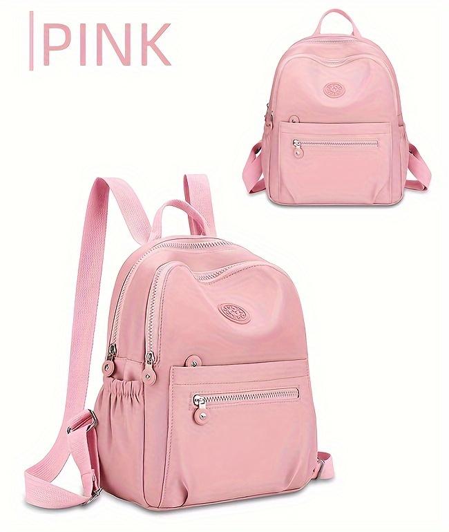 Lightweight Nylon Mini Backpack for Students, Stylish Large Capacity Travel & School Bag with Multiple Pockets, Versatile Casual Daypack for Daily Commute & Everyday Use