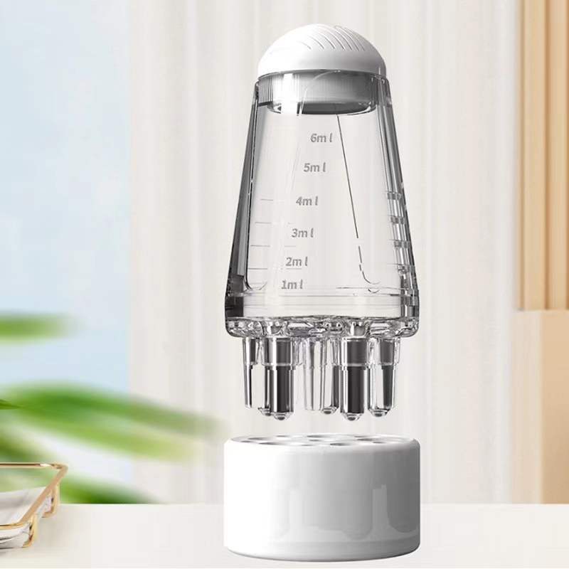 1-Piece scalp care set including scalp massage comb and mini portable liquid guide comb for scalp care